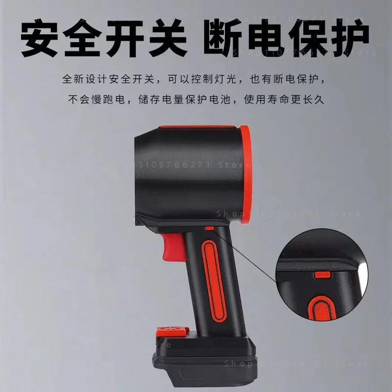 Powerful Mini Turbo Jet Fan Air Blower,Max 2400g Thrust Car Washing Snow Blowing Leaf Blower for
