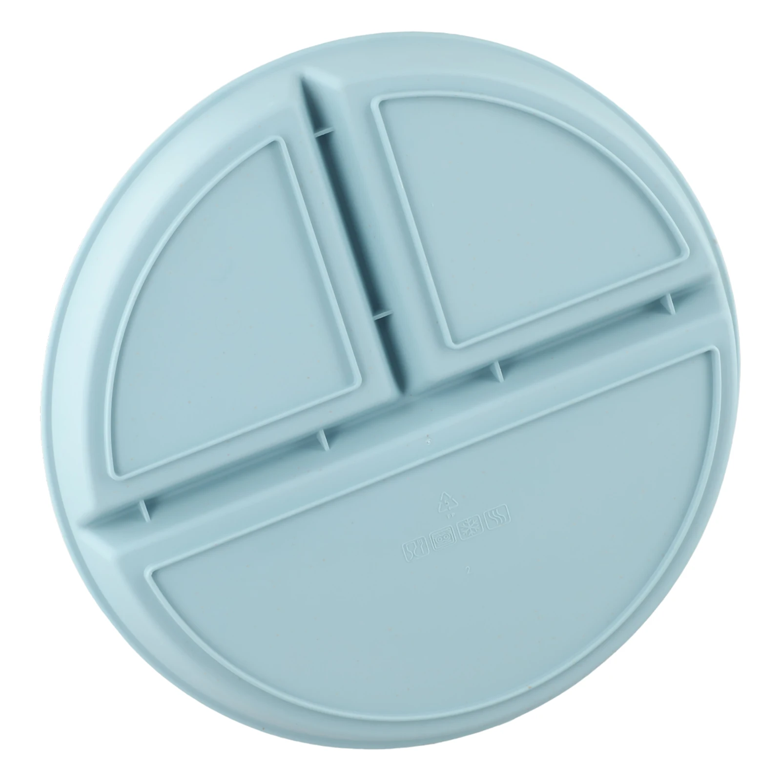 Food Dinner Plate Reusable Dinner Tray Office Traveling Smooth Round Edges High-quality Material Long-term Use