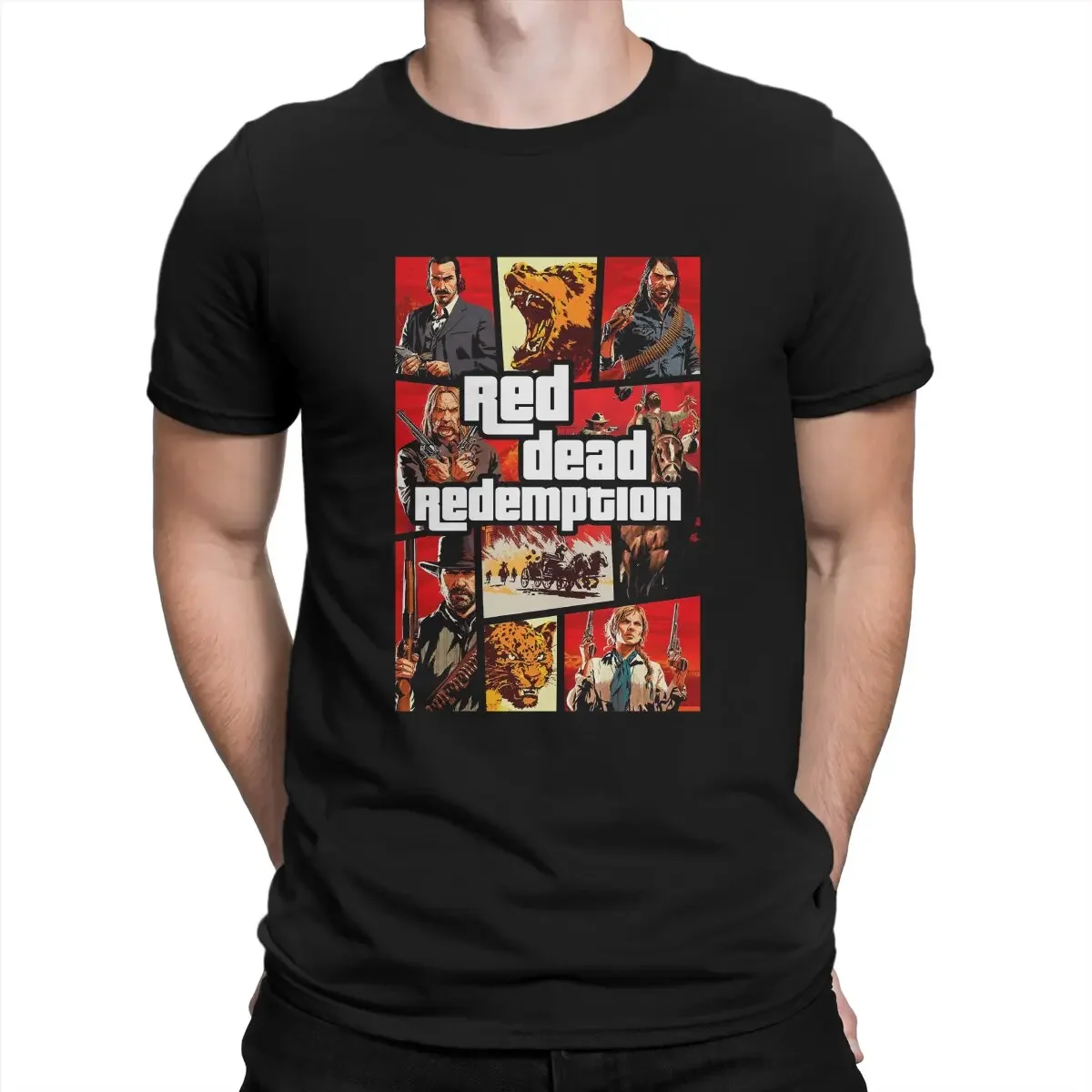 GTA San Andreas Leisure Summer For Adult Red Theft Redemption Hip Hop TShirt oversized harajuku graphic t shirts summer funny