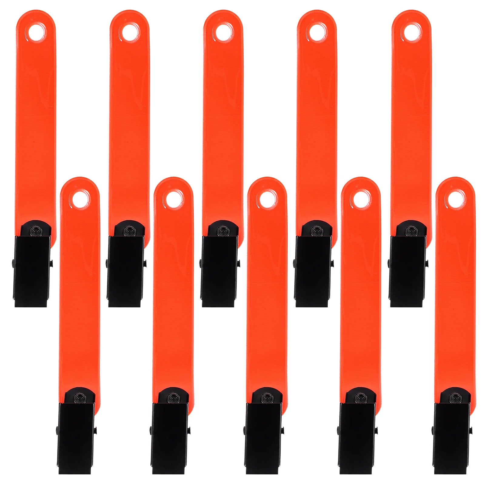 

12Pcs Outdoor Fluorescent Reflective Clip Trail Marking Clip Glow Clips Hunting Hiking Accessories Hunting Accessories