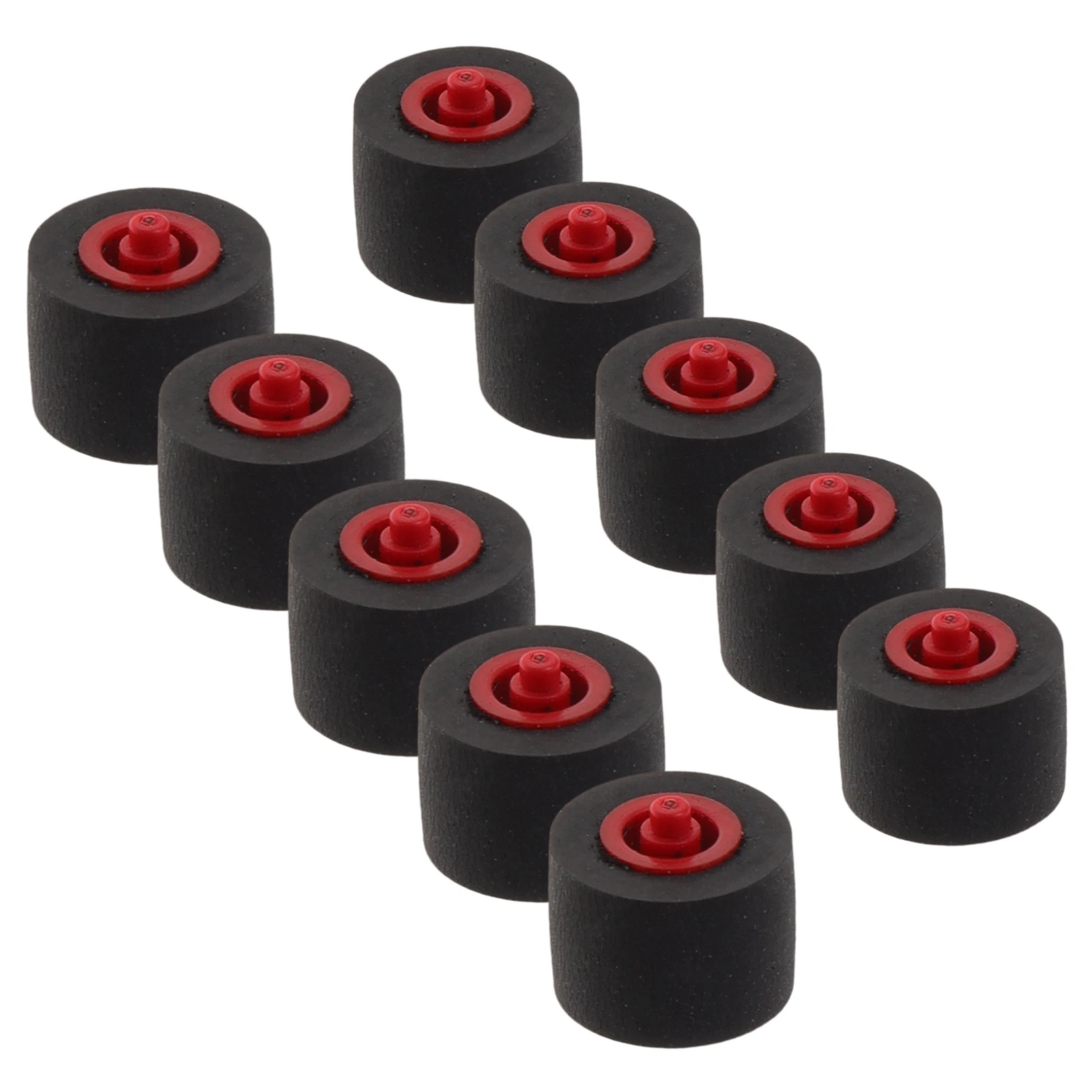 

10pcs Pinch Roller Pressure Pulley Bearing Wheel for Recorder Cassette Tape Audio Plastic Repair Video Device