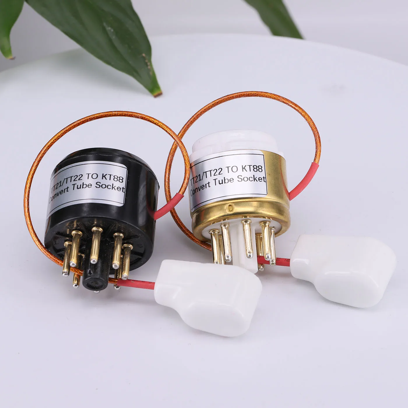 1Piece TT21 TT22 TO KT88 Tube 8Pins TO 8Pins DIY Audio Vacuum Tube Adapter Socket Converter  Amplifier DIY
