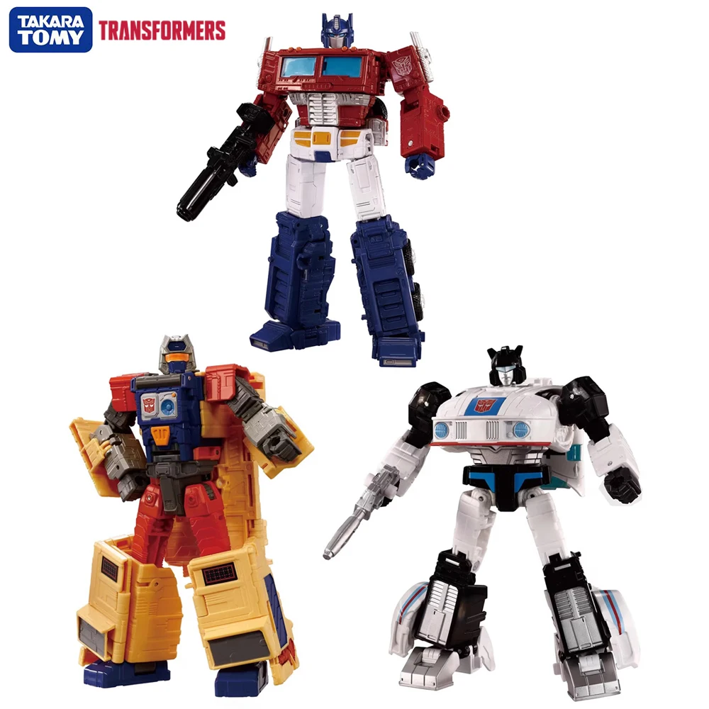 

[In-Stock] Transformers Dramatic Capture Autobot Set Official Reveal (Optimus Prime, Jazz, and Mainframe) 3-Pack Figure Toys