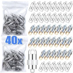 40/1pcs Mini LED Light Bulb with Hanging Hook for Balloons Paper Lantern Waterproof Battery Powered Christmas Party Decoration