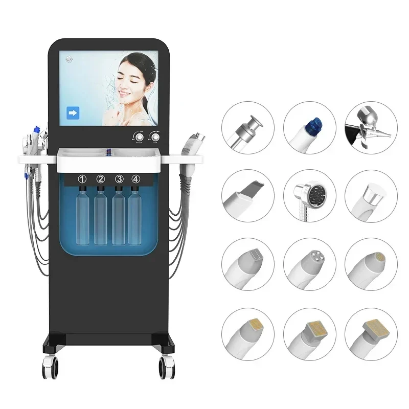 13-in-1 Hydra Cleansing Machine: Hydro Microdermabrasion, Blackhead & Acne Removal, Facial Tightening & Skin Rejuvenation