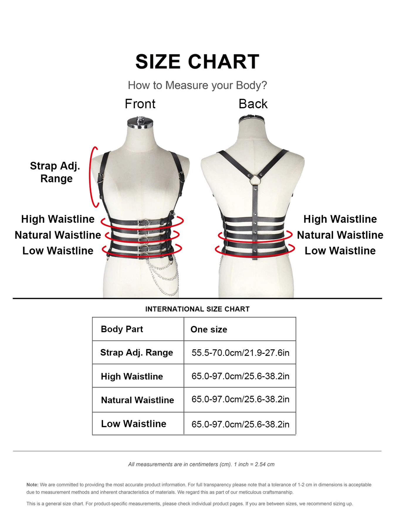 Punk Leder Körperkette Punk Leder Taillenkette Punk Taillengürtel Damen Damen Punk Rock Körper-Harness-Gürtel mit Kette - Verstellbarer Kunstleder-Taillengürtel für Gothic-Outfits – Detail 5