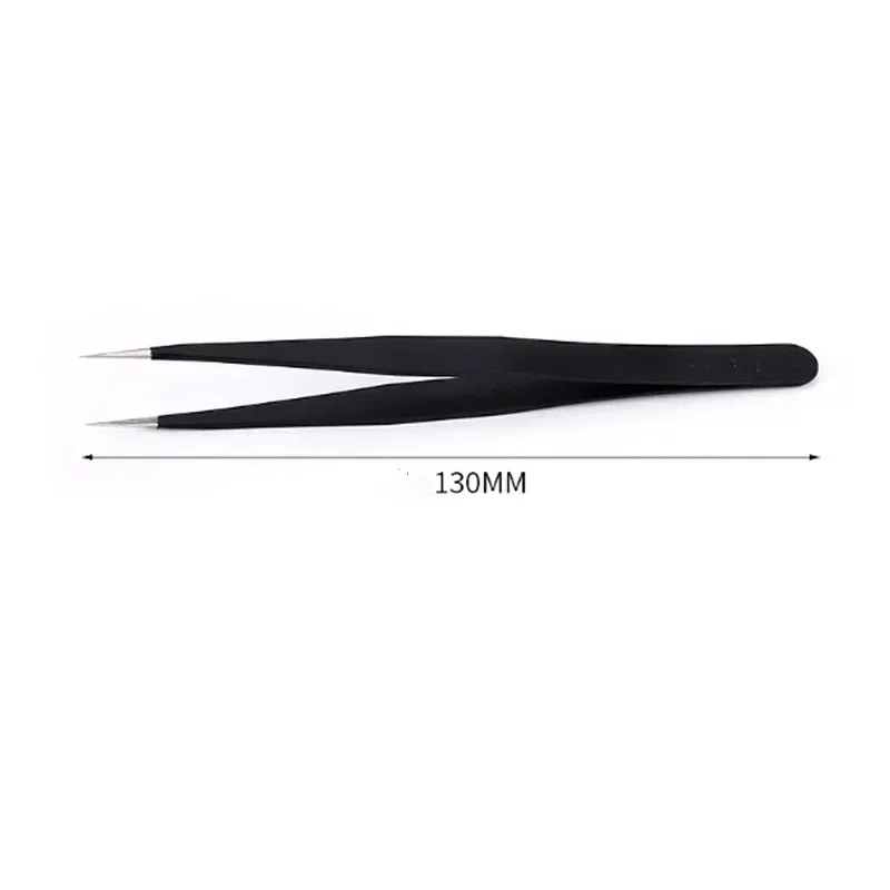 1Pcs Colorful Eyelashes Tweezers Superhard Tweezers High Precision Anti-static Tweezer for Eyelash Extension New Stainless Steel