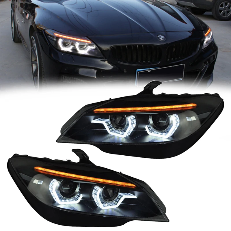 

Фара для BMW Z4 E89 2009-2016 Авто автомобильные товары LED DRL Hella 5 Xenon Lens Hid H7 BME Z4 Автомобильные аксессуары