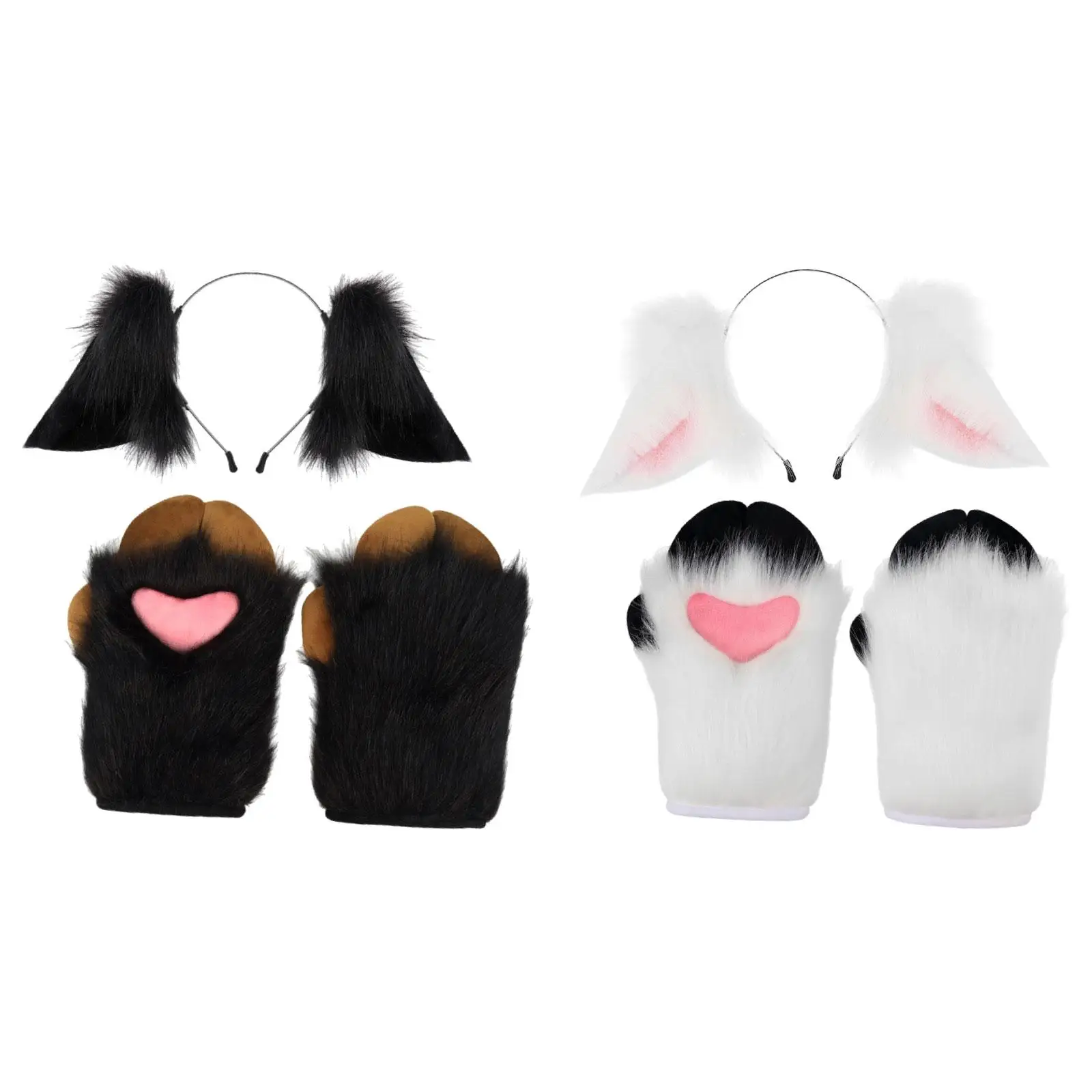 

Animal Ears Headband Sheep's Hoof Gloves Gifts Dress up for Graduation Ceremony Stage Performance Holiday Carnival Kids Adults