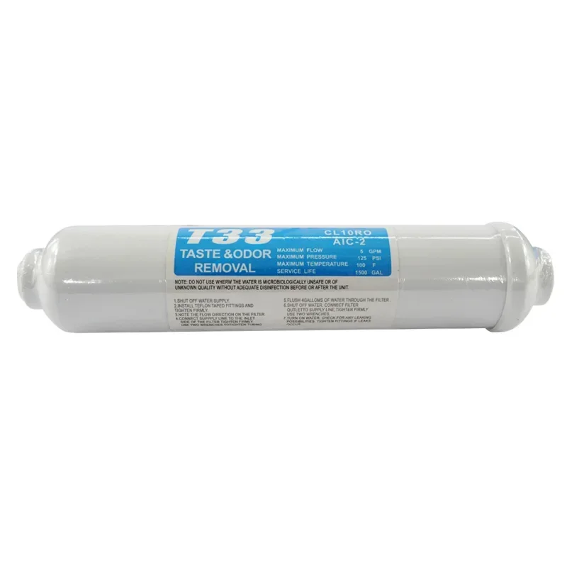 5-Stage Reverse Osmosis Replacement Filter Set with 75 GPD RO Membrane, Replacement Cartridge for Reverse Osmosis Systems