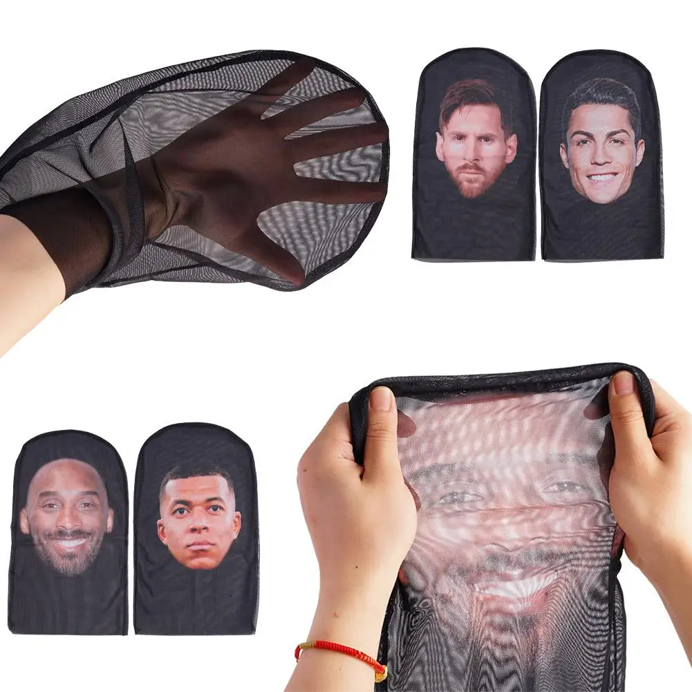 Seamless 3D Printed Kanye Face Mask Celebrity Funny Head Cover Scarf Riding Cosplay Hip Hop Hood Celebrity Face Mask