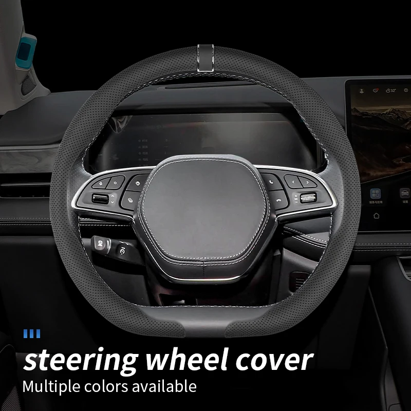 Modular Split Steering Wheel Protector, 360° Flexible Twistable, Eco-Friendly Odorless, Fits Round/D-Shaped Steering Wheels
