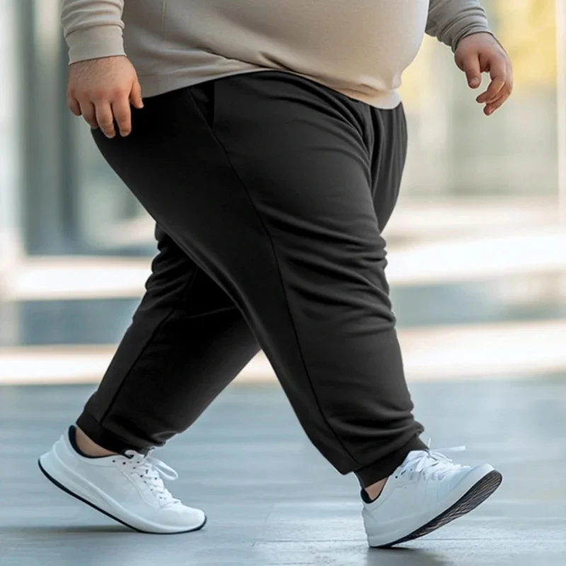 

Мужские спортивные брюки размера плюс 7XL 6XL, повседневные осенне-зимние спортивные штаны с эластичной резинкой на талии, брюки для бега в тренажерном зале, мужская одежда, 180 кг