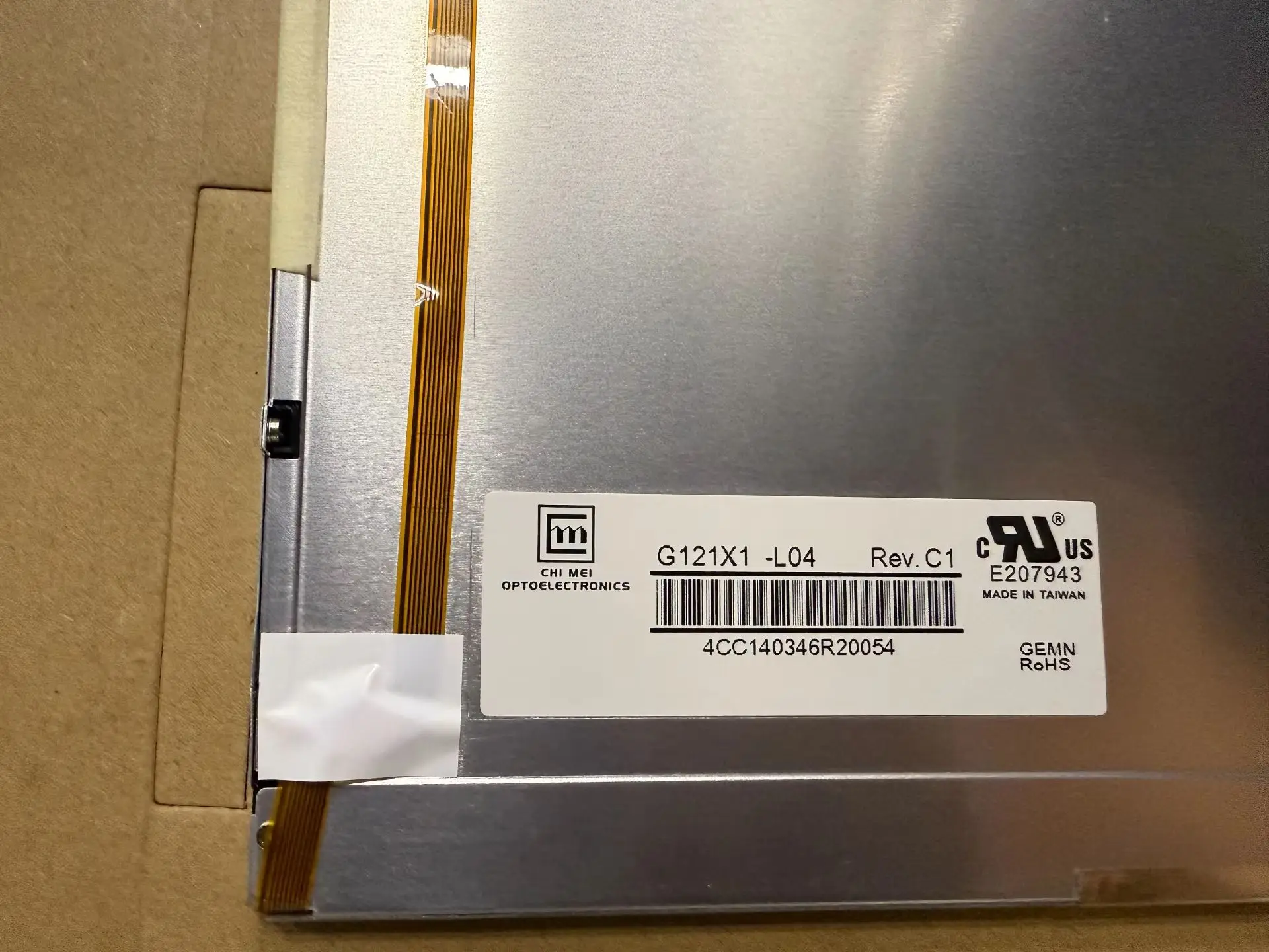 G121XCE-L01 original 12.1-inch G121X1-L03 G121X1-L04 1024x768 LVDS TFT IPS LCD display screen