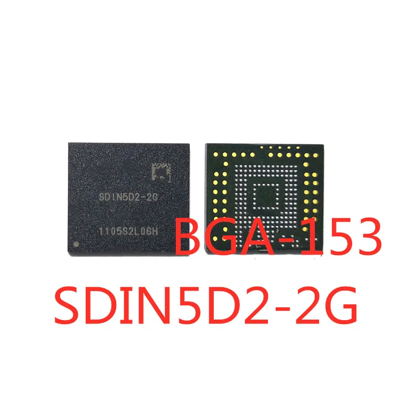 

5PCS/LOT 100% Quality SDIN5D2-2G SDIN5D2 BGA-153 SMD memory IC chip In Stock New Original