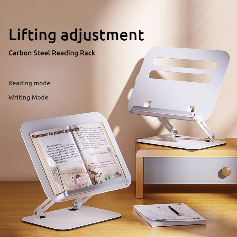 BONERUY Multifunctional Phone Stand Desktop Portable Metal Tablet Computer Stand Office Reading Learning Drawing Reading Stand