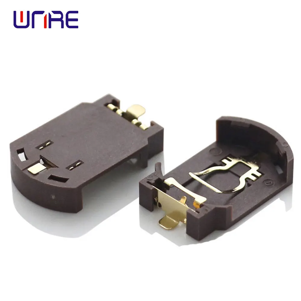 BS-2032-8 Black 5Pcs BS Battery Holder Battery Storage Socket Connector Holder Case Box Coin Cell Button Cell Battery Socket