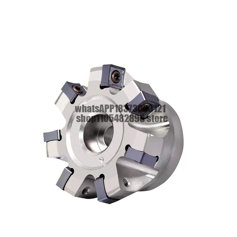 CNC milling cutter plate SNMX88°1205 series paired with insert SNMX12 fast-feed milling cutter