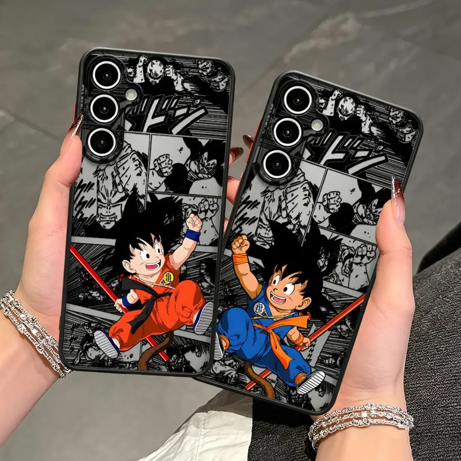 Case for Samsung Galaxy A34 A36 A16 A15 A54 A53 A56 A55 A17 A52 A14 A23 A35 A52S A72 A73 A33 Phone Cover Dragon Ball Cute Son