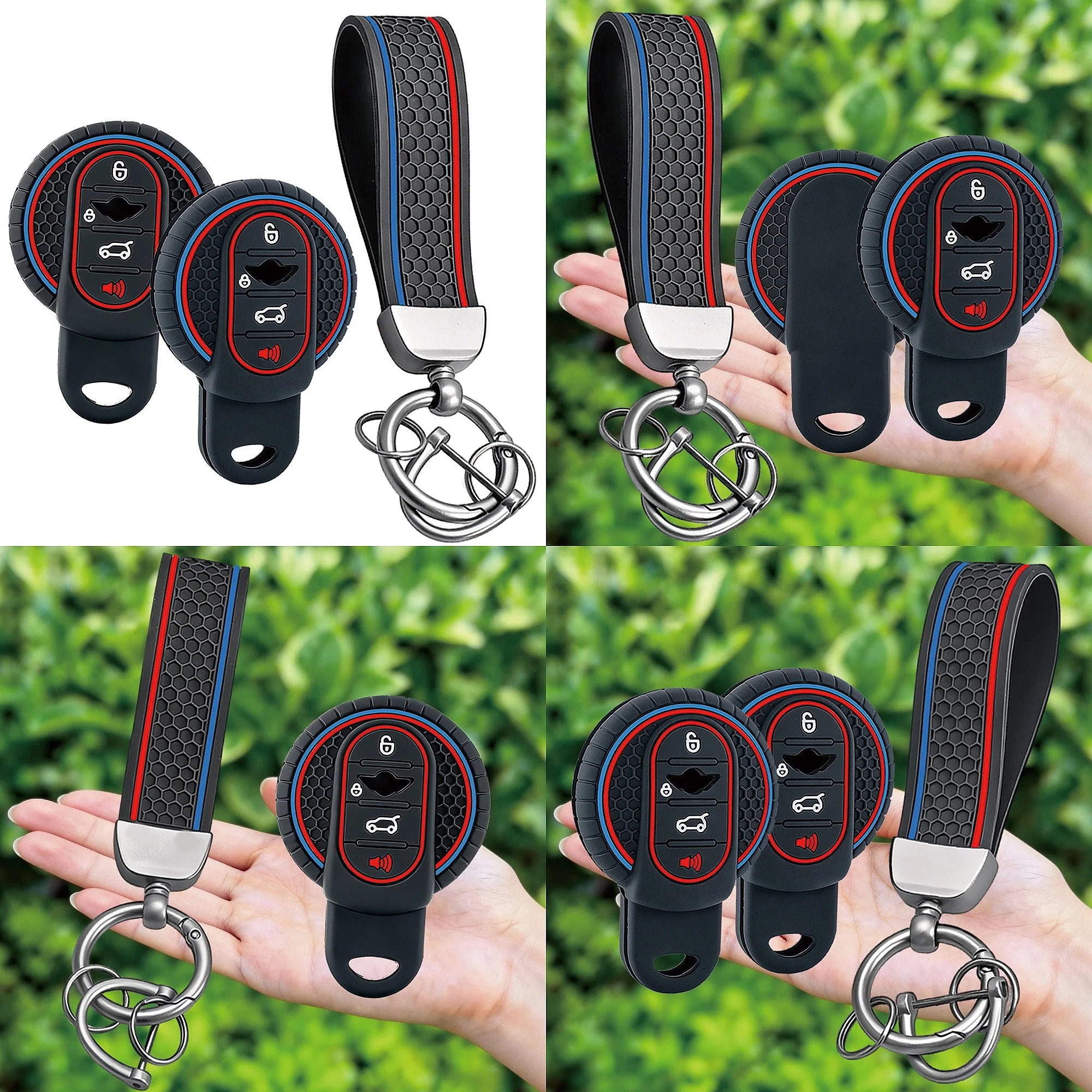 Silicone Remote Key Cover For BMW Mini Cooper Countryman One JCW Clubman F56 F55 F54 F57 F60