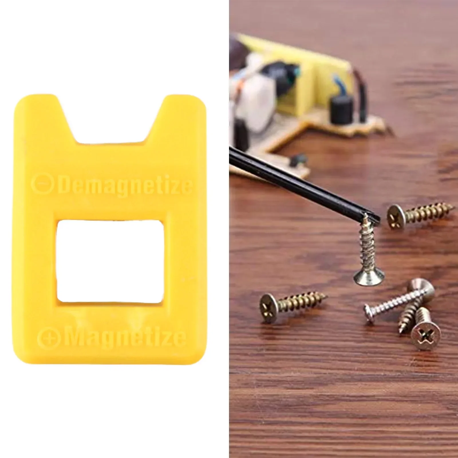 Magnetizer Demagnetizer 29*40*19mm Convient Frashion Yellow For Screwdrivers Steel Tools Practical Comfortable