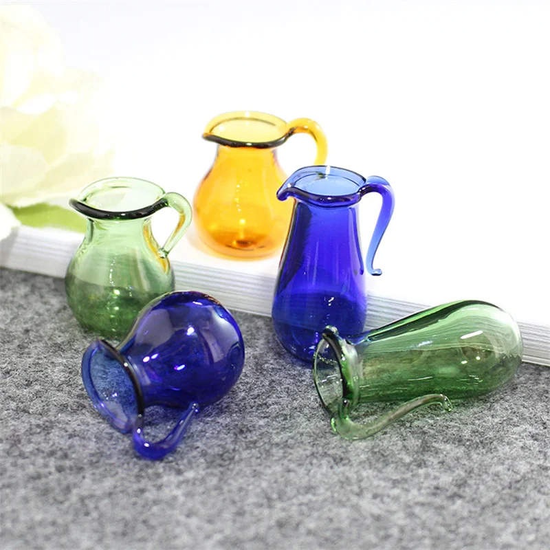 

60Pcs Mini Empty Clear Glass Vase Pendant Bottles with Cork Stopper Wish Glass Vial DIY Wedding Decoration 24x21mm/32x18mm