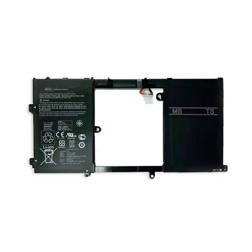 NB02XL NB02 7.4V 28wh 3780mAh Original Laptop Battery For HP TPN-Q128 11-h000 11-h100 X2 PC HSTNN-DB5K 726241-2C1 726596-001