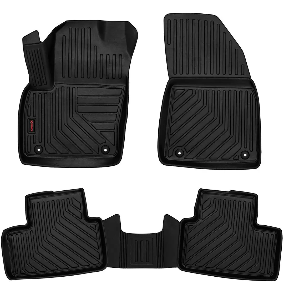 3D-rubberen matten met hoge rand, geschikt voor: Volvo XC40 (vanaf 2017).