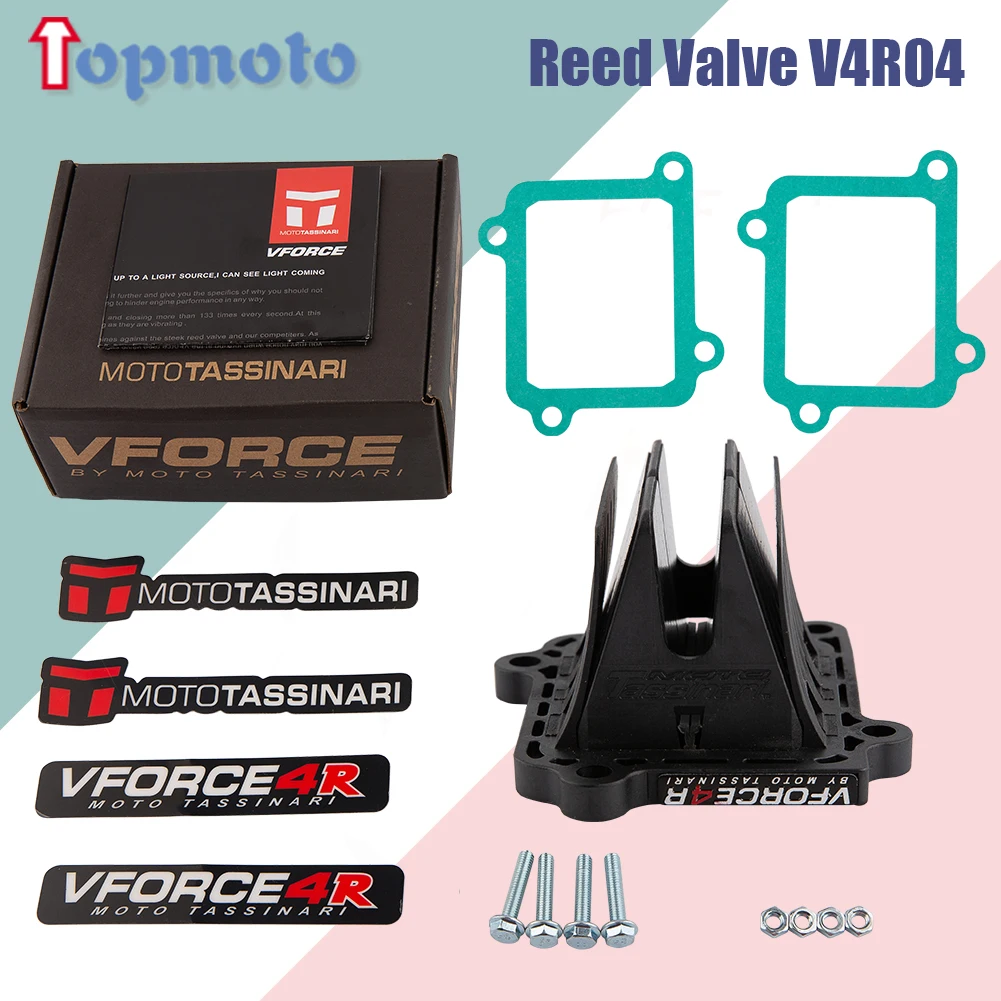 Válvula Reed para motocicleta Yamaha, gaiola do sistema V-Force 4R, alta qualidade, YZ 125, 05-2021, V4R04, YZ125