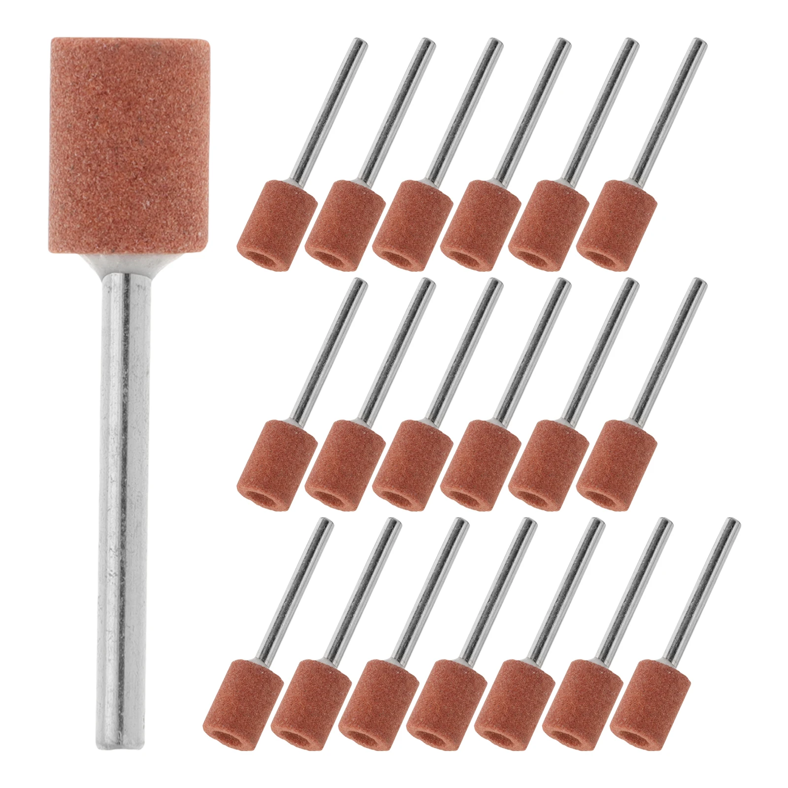 

50pcs Abrasive Mounted Stone Grinding Wheel Bits for Rotary Tool Metal Polish Sanding Drill Bit Glass Carving Masonry