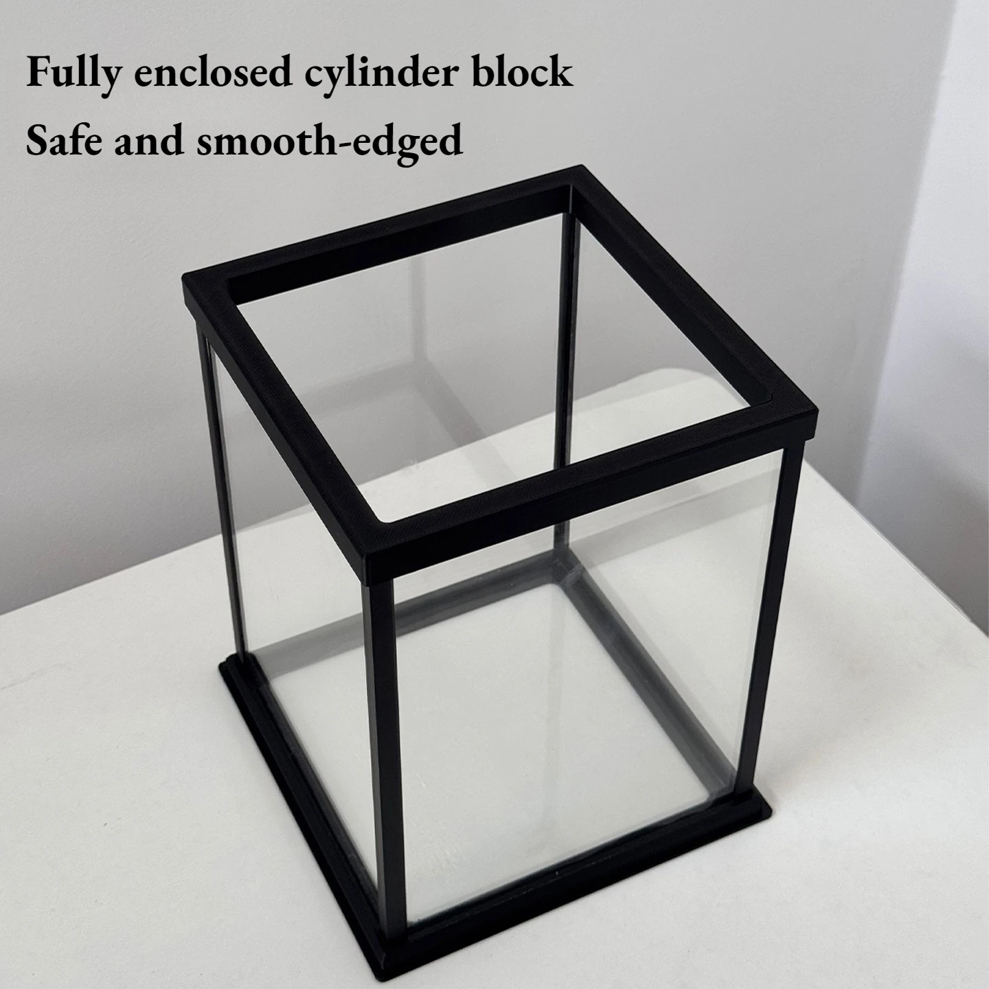 2026 Desktop Ultra Clear Glass Mini Aquarium With LED Light Lazy Breeding Tank For Betta Fish Landscape Lighting Fixture