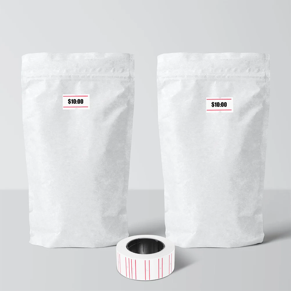 

10 Rolls Price Label Self Adhesive Paper Tag Sticker for Retail Store Supermarket Sale Signs Crisp Printing Versatile Usage