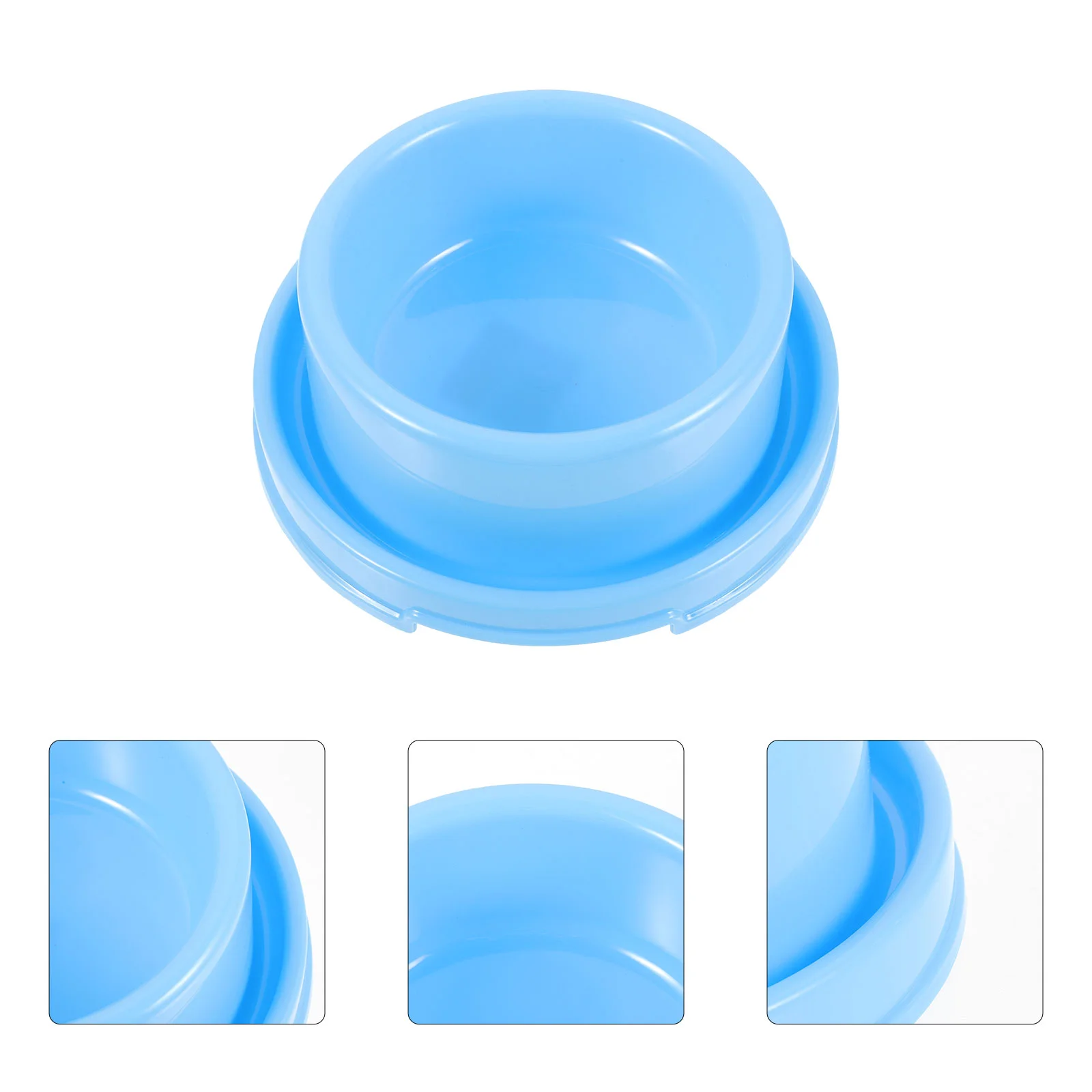 

Pet Bowl Anti-slip Dog Food Container Holder Cat Practical Water Feeding Bowls Plastic Single