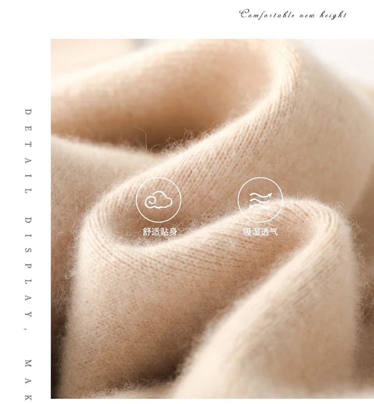 2024 New Autumn and Winter Solid Color Knitted Women's Wide-Leg Pants Thickened Casual Pants Temperament Commute Slimming
