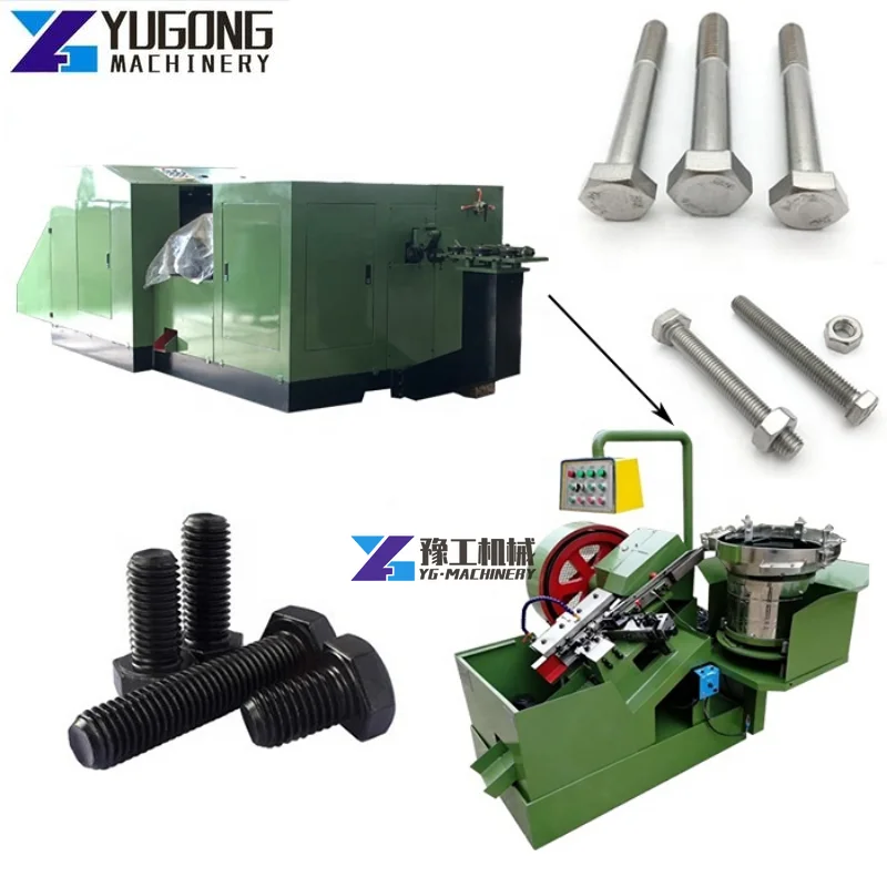 Full-automatic Hex Nut Cold Forming Die Bolt Roll Production Machine Screw Manufacturing Machinery