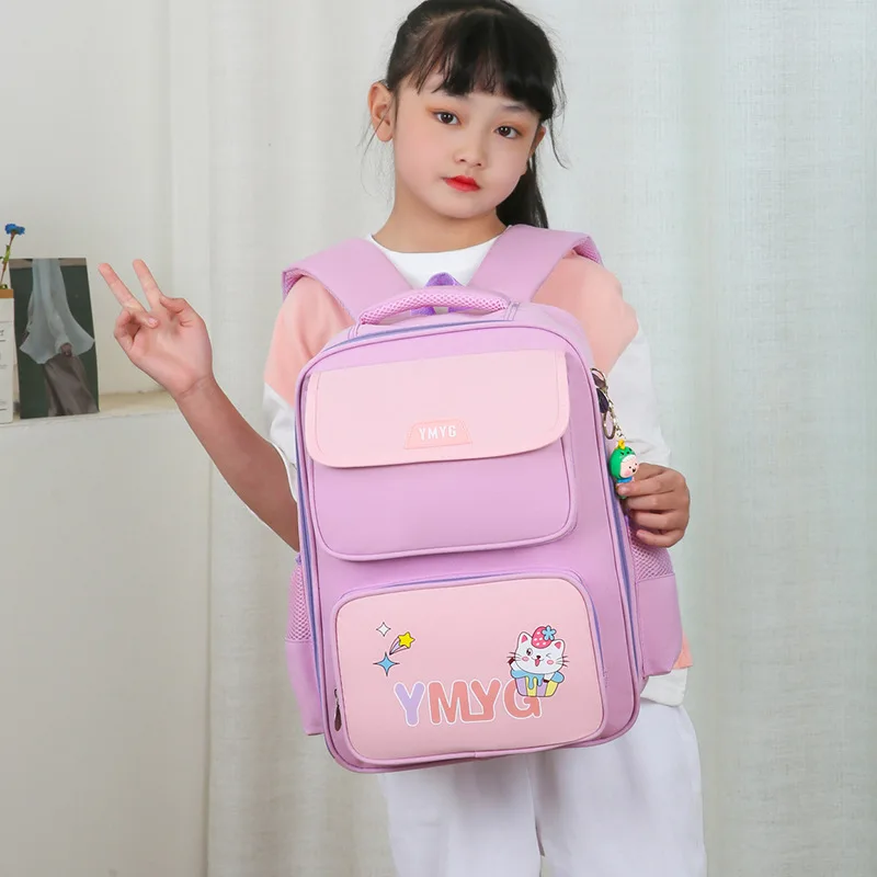 

Children's Backpack 2023 New Primary School Bags 1st To 3rd Grade Cartoon Leisure Load Reducing Travel Bags for Boys and Girls
