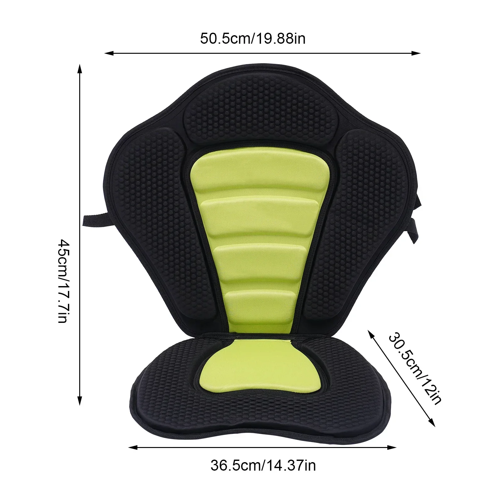 

Deluxe Thickened Kayak Seat with Storage Bag and Ergonomic Comfort Design