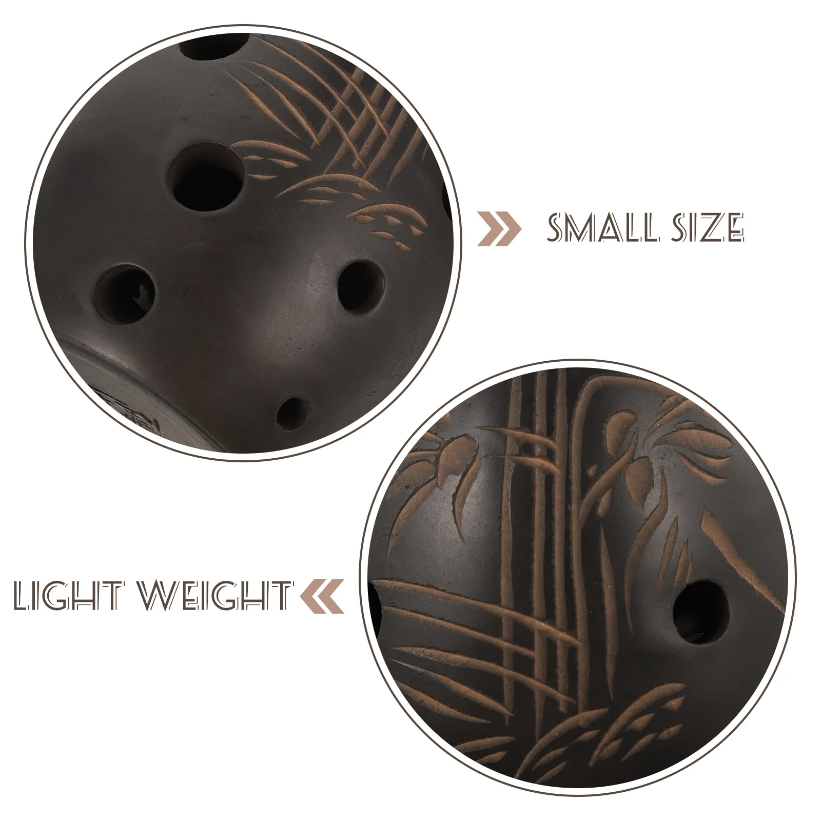 

Practice 8-Hole Ocarina for Beginners Ceramic Wind Instrument Portable Music Tool Soothing Pitch Comfortable Sound