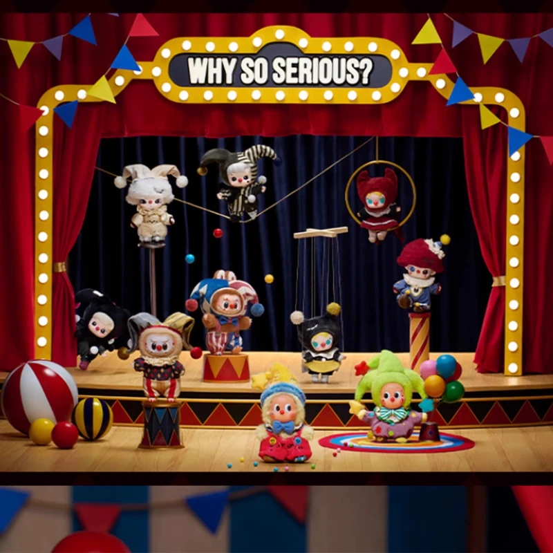 

POP MART Original and Genuine WHY SO SERIOUS Series Labubu Dimoo Molly Hacipupi Twinkle Twinkle Vinyl plush pendant blind box