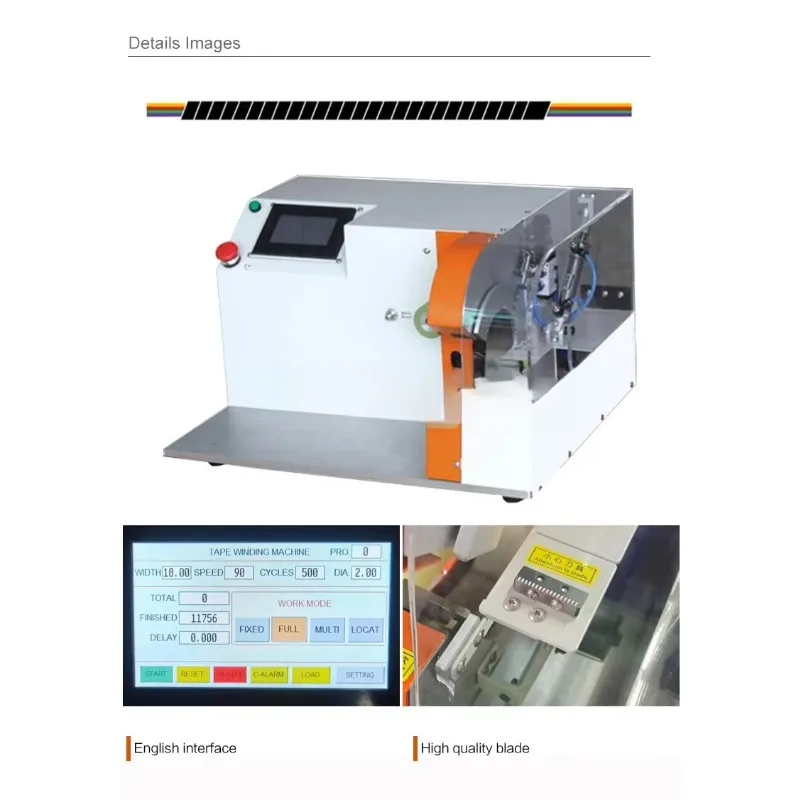 Automatic Tape Continuous Winding Machine, Handheld Tape Wrapping Machine for Wire Harness