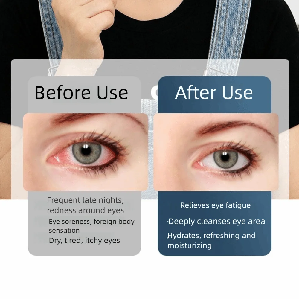 

3 Modes Adjustable Electric Eye Wash Cup IPX5 Waterproof Moisturizes Ultrasonic Eye Cleaner Relieves Eye Dry Relieves Fatigue