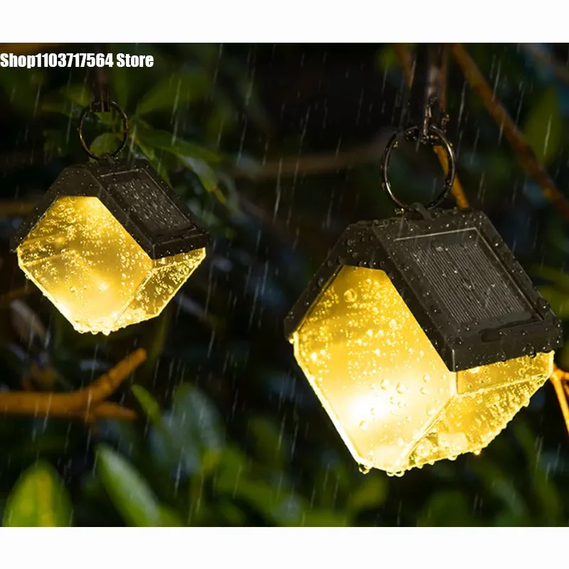 

Solar chandelier home indoor and outdoor garden lights villa garden pavilion lighting hanging lights