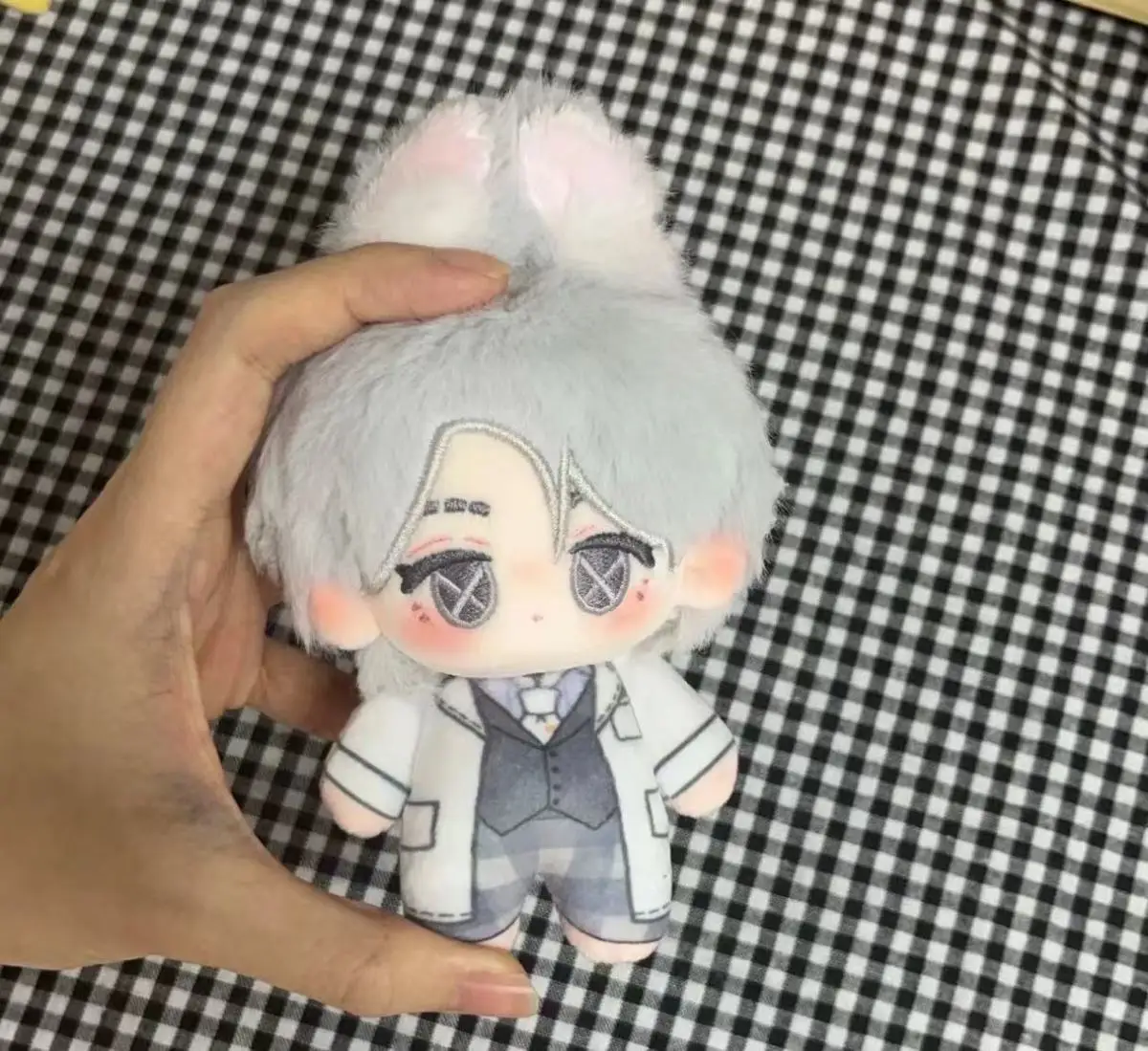 12Cm Identity V Game Gatt the Deceased Teach Gevulde pluche minipop Aankleedkatoenen pop Cartoon Zeester Gedrukt Stuur vriend