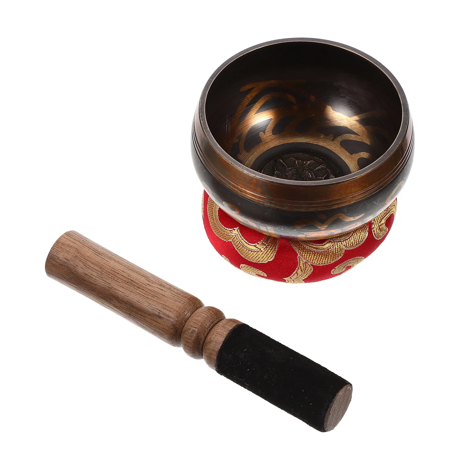 

1 Set Tibetan Singing Meditation Therapy Chanting For Yoga Relaxation Copper Sound Healing Instrument Meditation Bowl Set Yoga