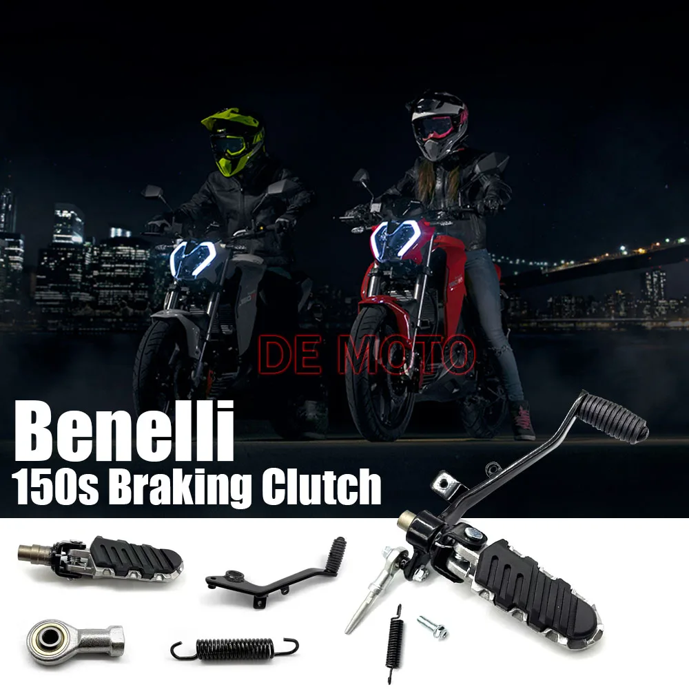 

New Motorcycle Accessories Pedal Mount Pedal Connection Bracket For Keeway RKF125 Benelli 150s BJ150-30 Spring Foot Pump