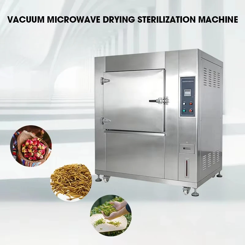 Customized Vacuum Microwave Drying Sterilization Machine with Advanced Technology for High Standard Food Processing
