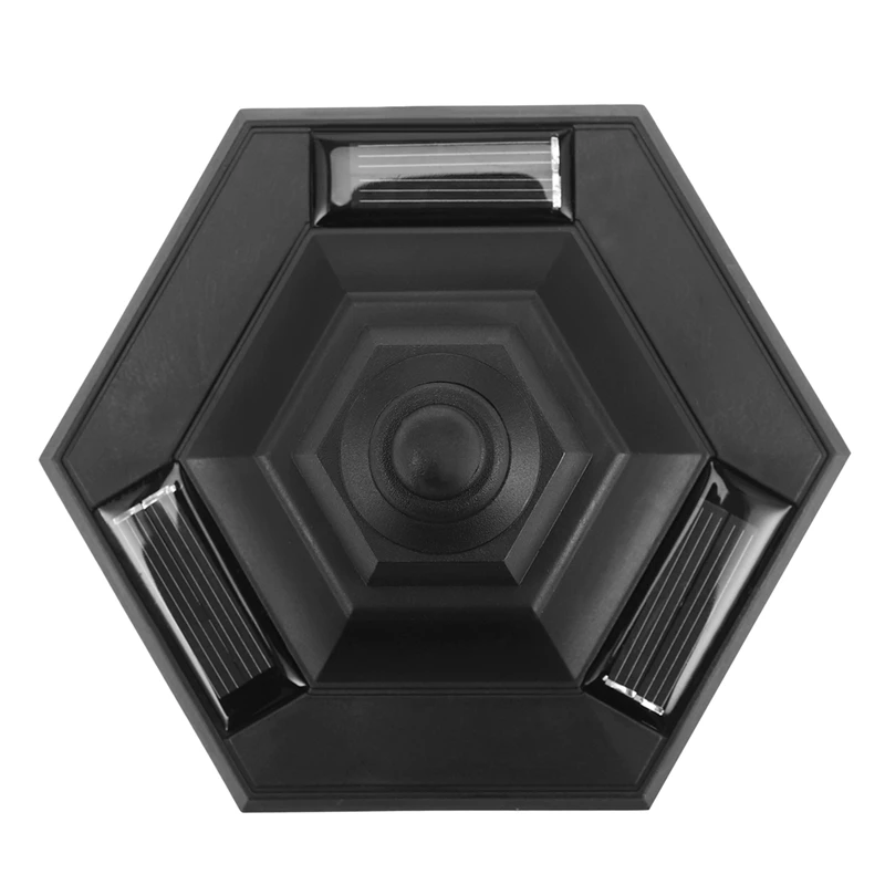 AA46 2 x solarbetriebene LED-Lampe für den Außenbereich, Gartenzaun, Wandlaterne, Licht, Lichtsensor