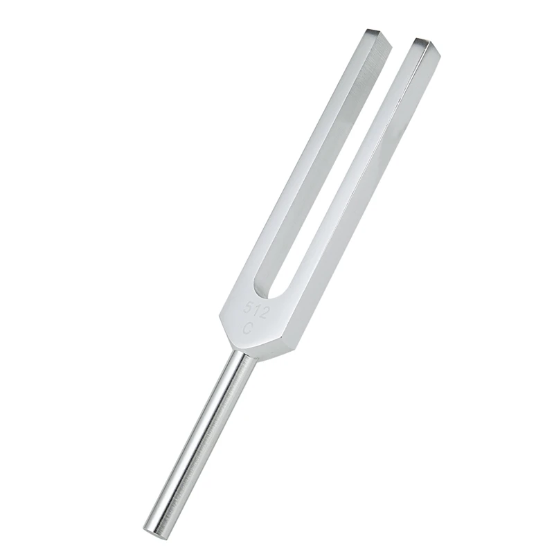 Solid Alloy C512 HZ Tuning Fork Bone Conduction Tests Instrument Professional High Grade Hand Tool Extra 2 Inch Long Handle