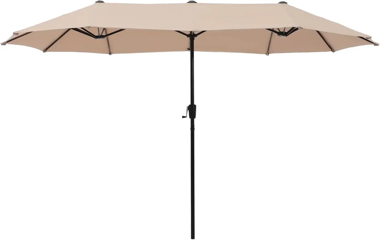 13 ft Rectangle Patio Umbrellas Large Outdoor Umbrella with Crank Powerful UV Protective Table Umbrella Outdoor