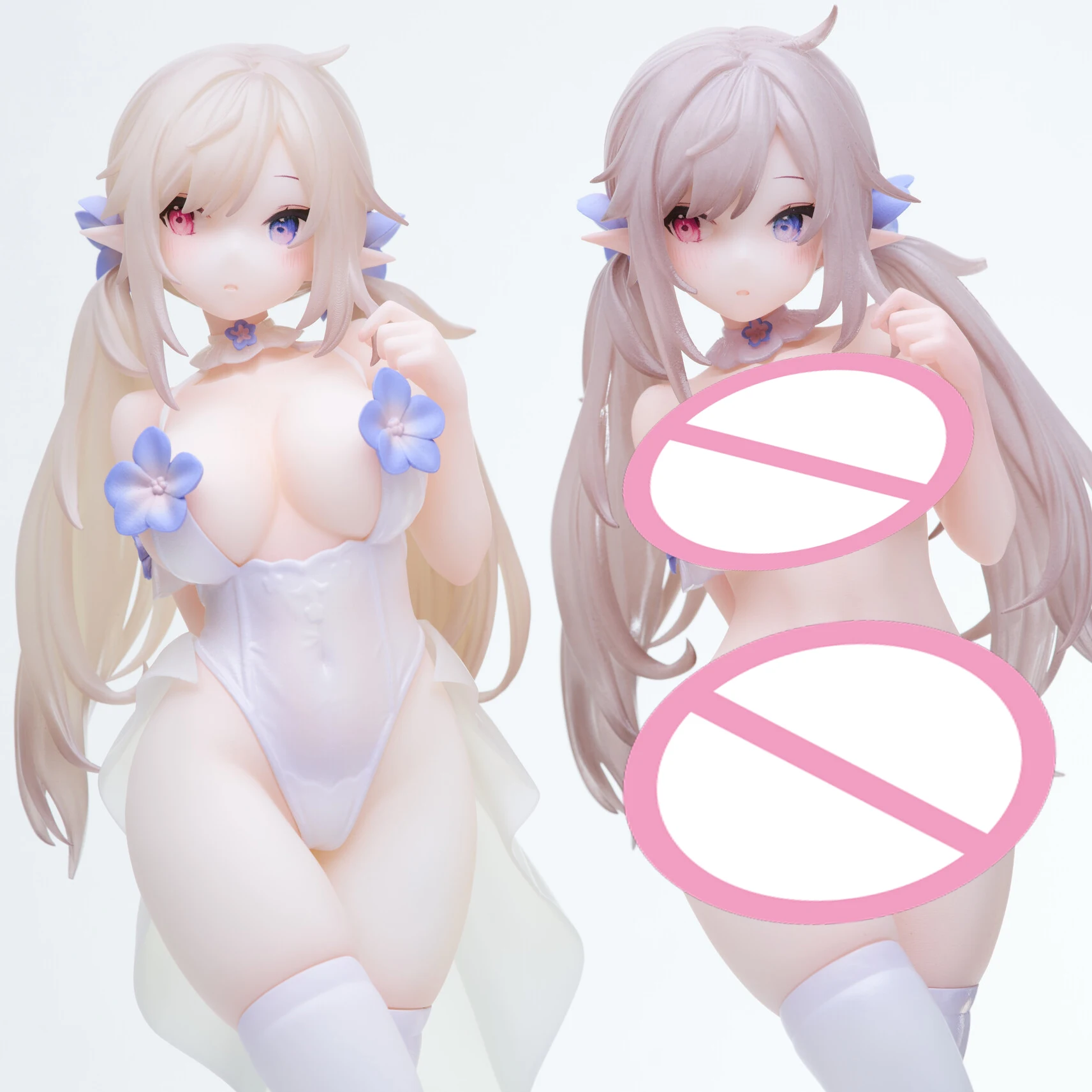 25CM B'full Pure White Erof 1/6 1/6 Sexy Girl Anime Action Figures PVC Hentai Collection Doll Model Toys Gifts Figurine